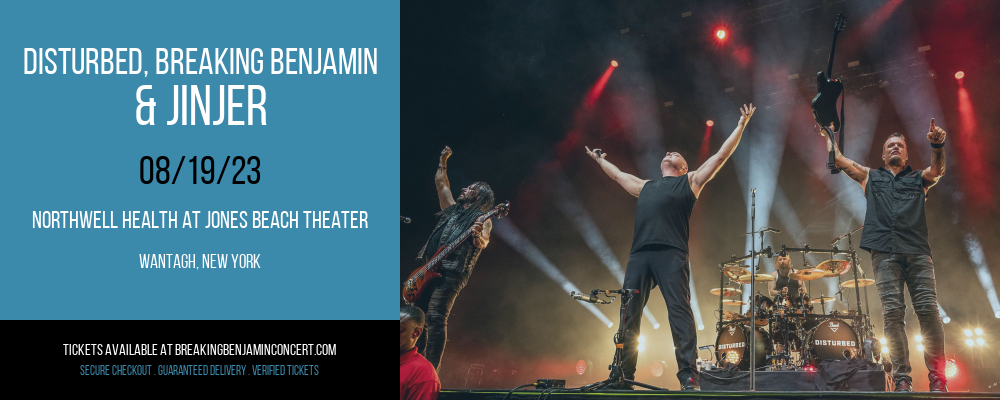 Disturbed, Breaking Benjamin & Jinjer at Breaking Benjamin Concert Tickets