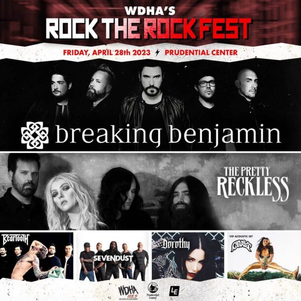 WDHA's Rock The Rock Fest: Breaking Benjamin, The Pretty Reckless, Beartooth & Dorothy at Breaking Benjamin Concert Tickets