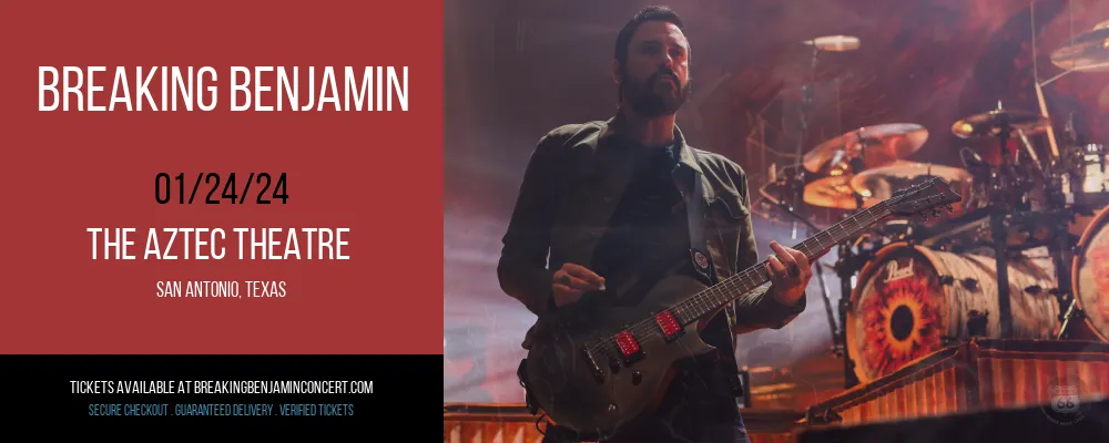 Breaking Benjamin at The Aztec Theatre at The Aztec Theatre